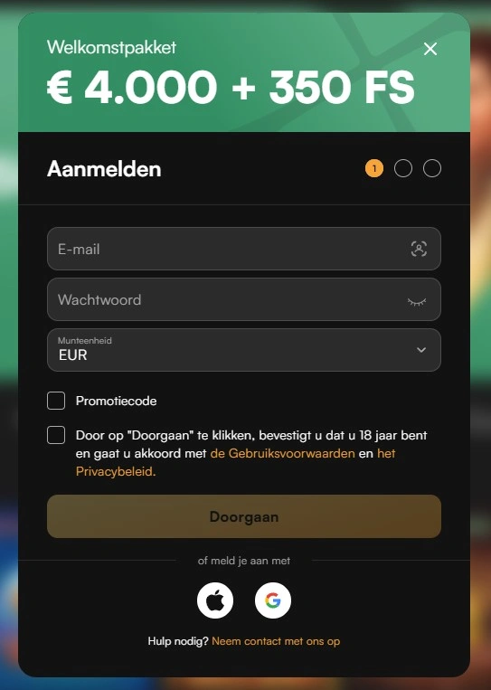 Newlucky registratieproces voor nieuwe spelers