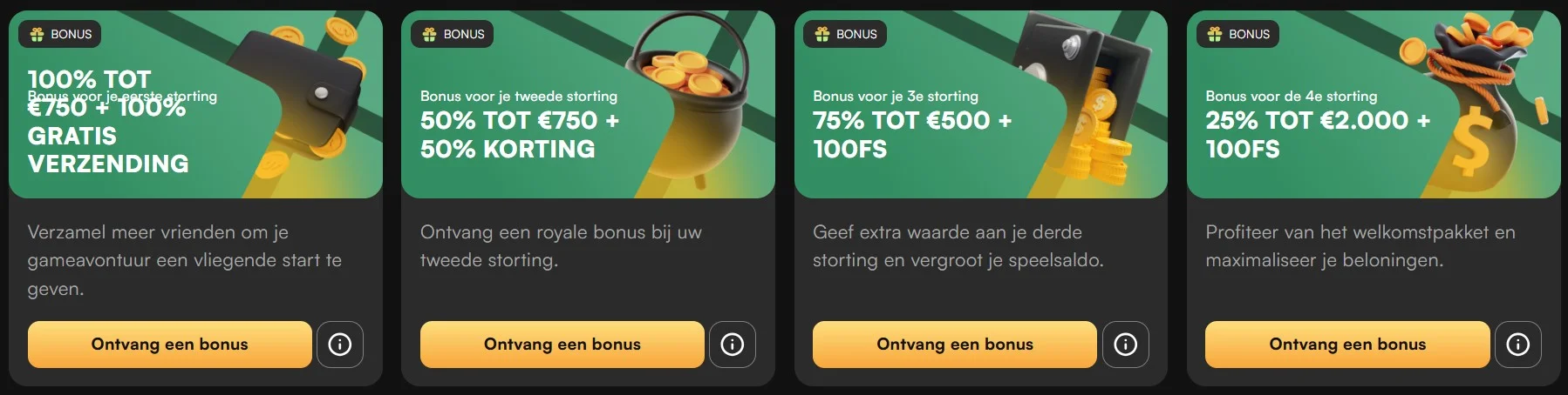 Bonussen en promoties